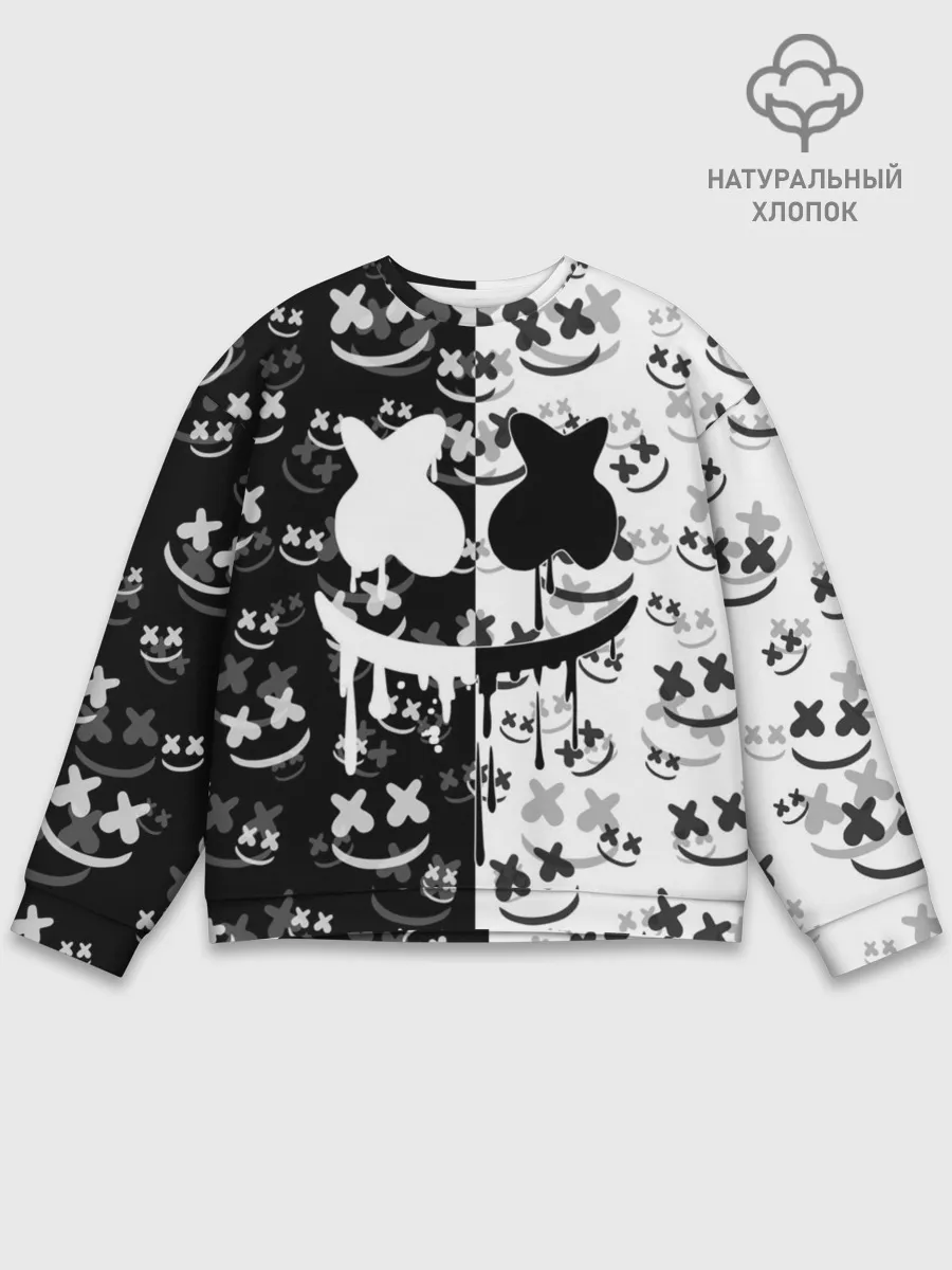 Мужской свитшот базовый / Fortnite & Marshmello