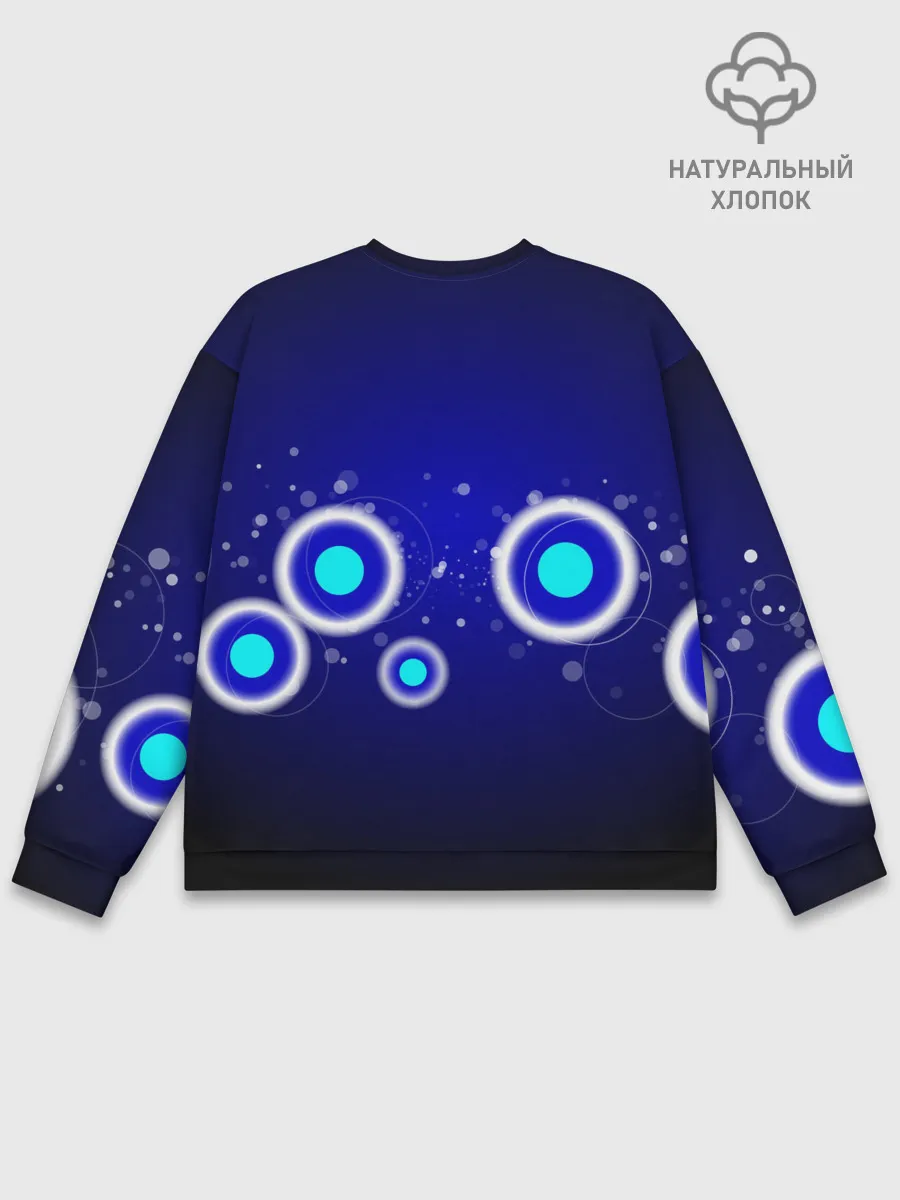 Мужской свитшот базовый / Молекулы