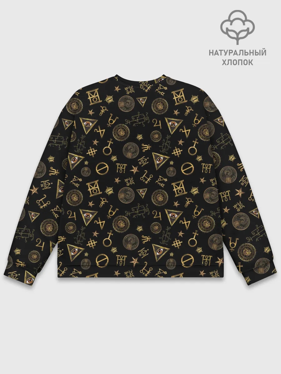 Мужской свитшот базовый / M.A.C.U.S.A. print