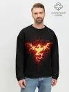 Мужской свитшот базовый / Огненный Дракон