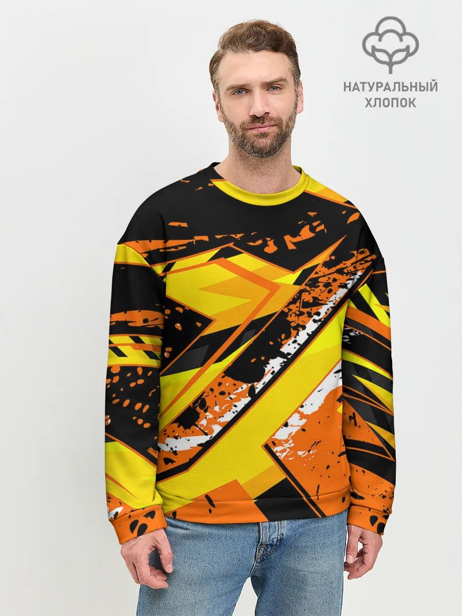 Мужской свитшот базовый / orange cheeky rust