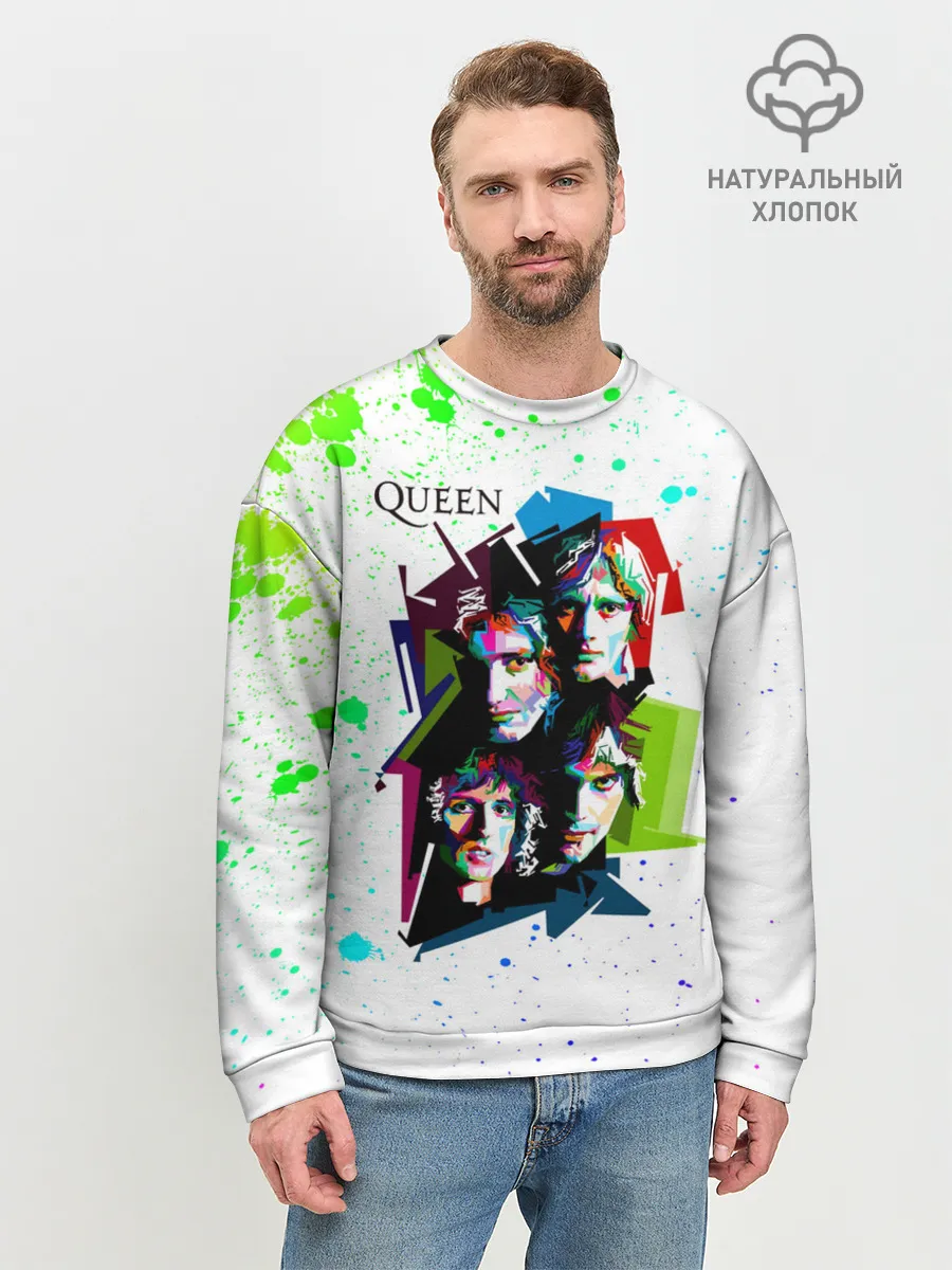 Мужской свитшот базовый / Queen