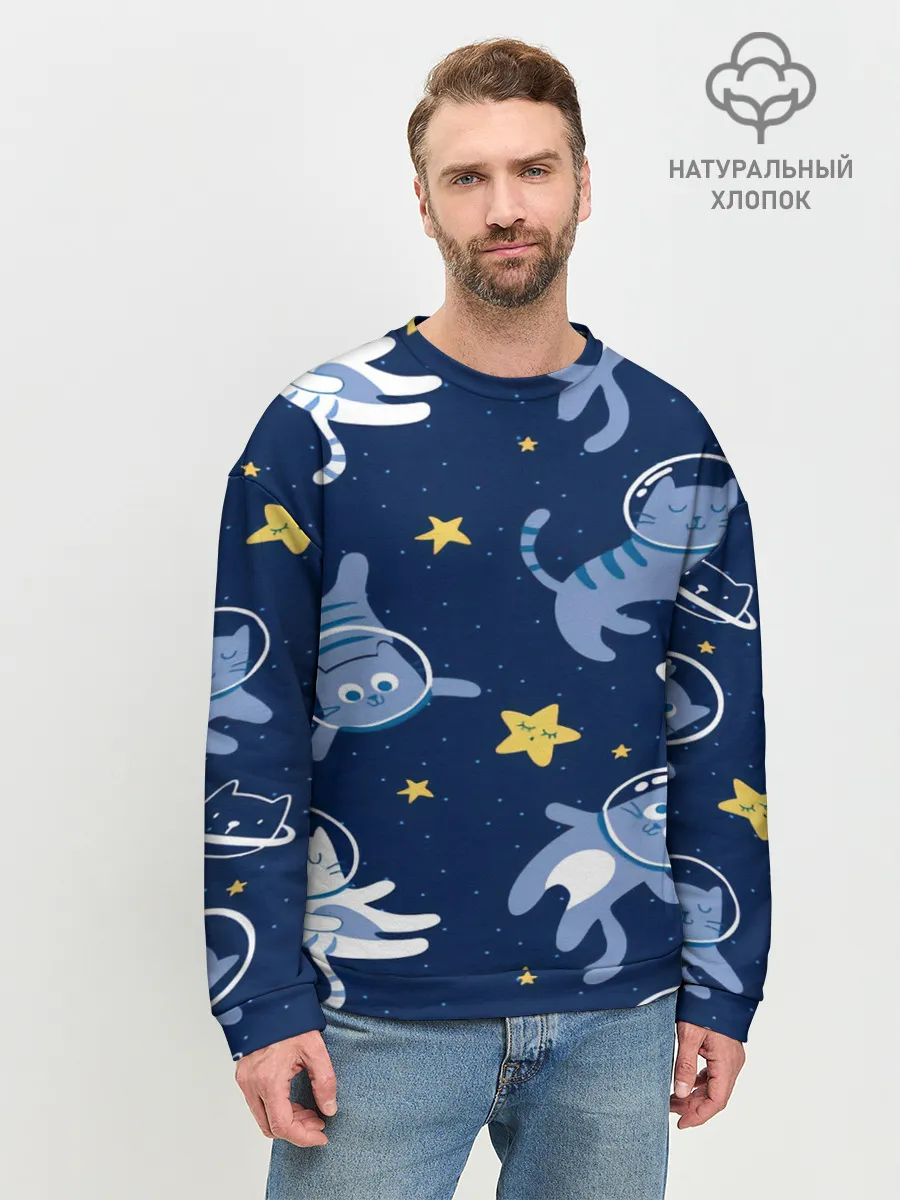 Мужской свитшот базовый / КОСМОКОТ
