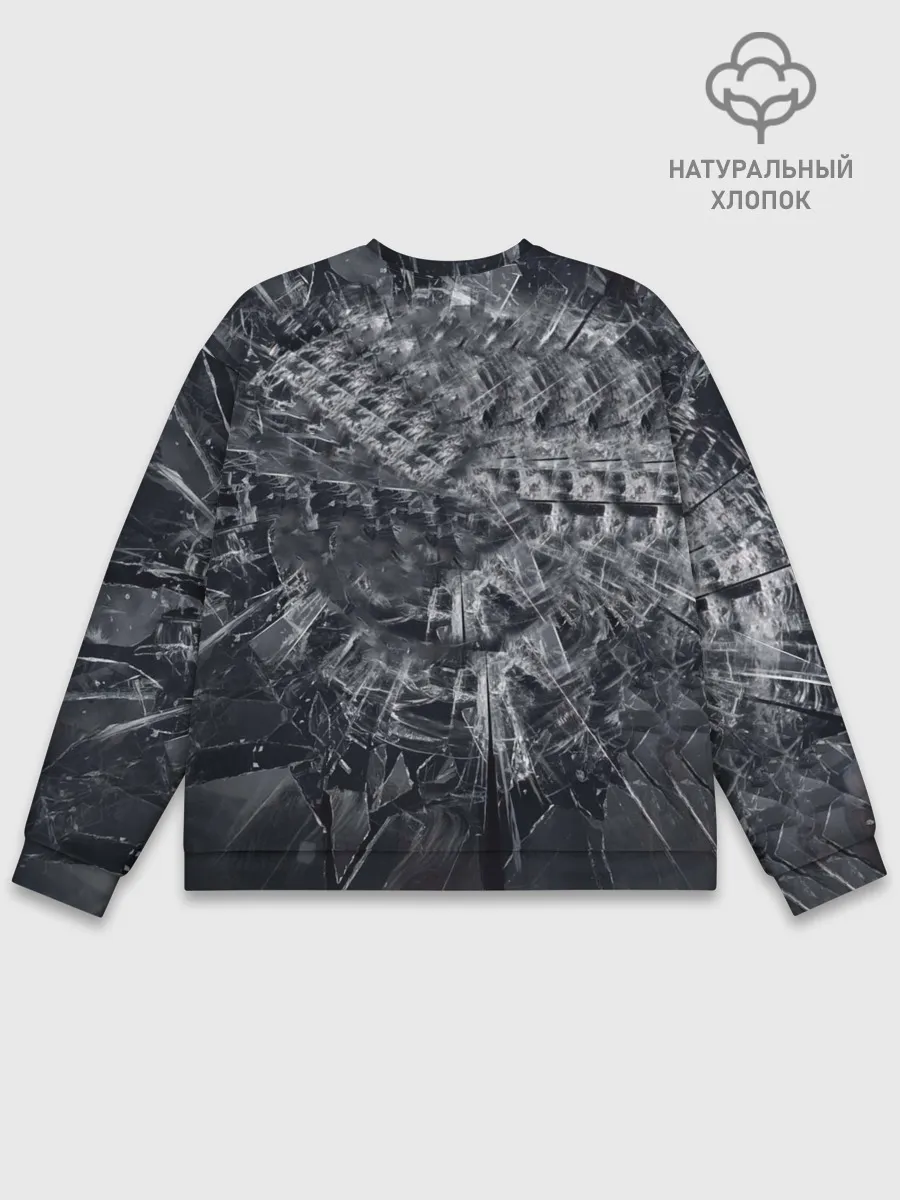 Мужской свитшот базовый / ЧЕРНОЕ ЗЕРКАЛО