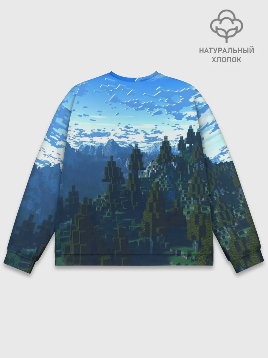 Мужской свитшот базовый / Minecraft / Майнкрафт