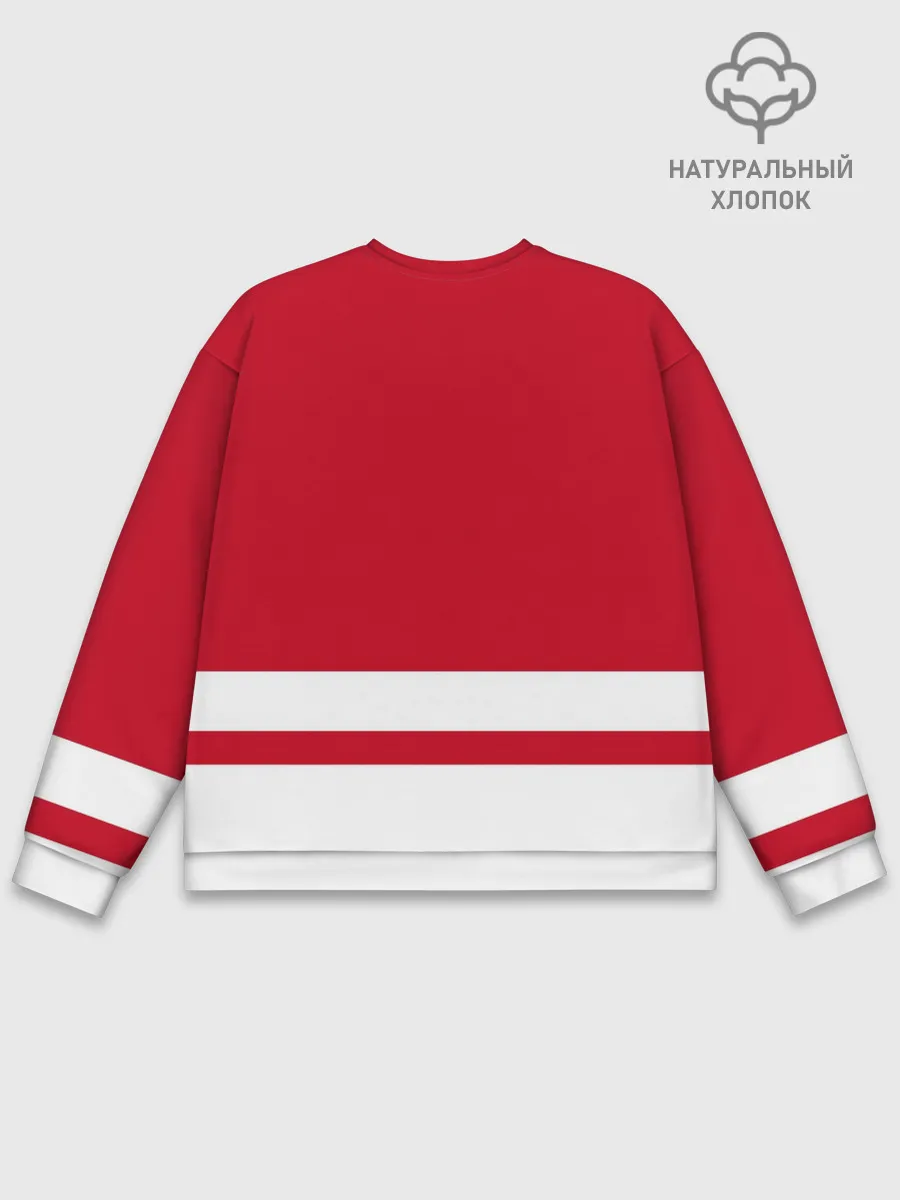 Мужской свитшот базовый / Детройт Ред Уингз