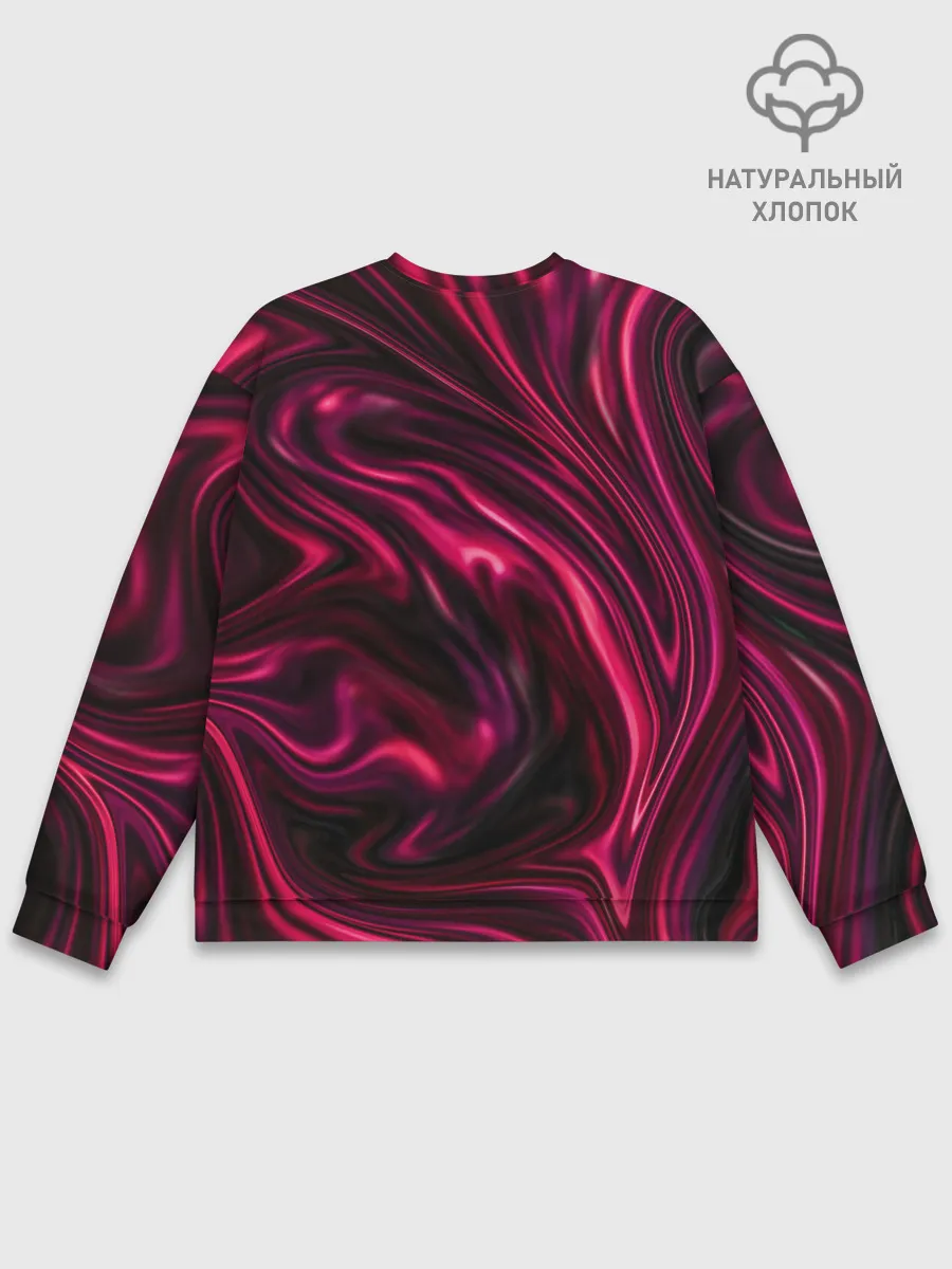 Мужской свитшот базовый / Abstract Fluid