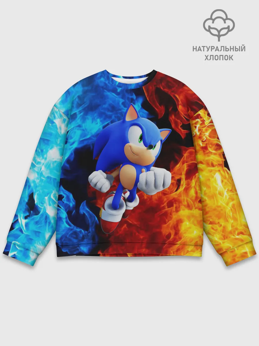Мужской свитшот базовый / SONIC
