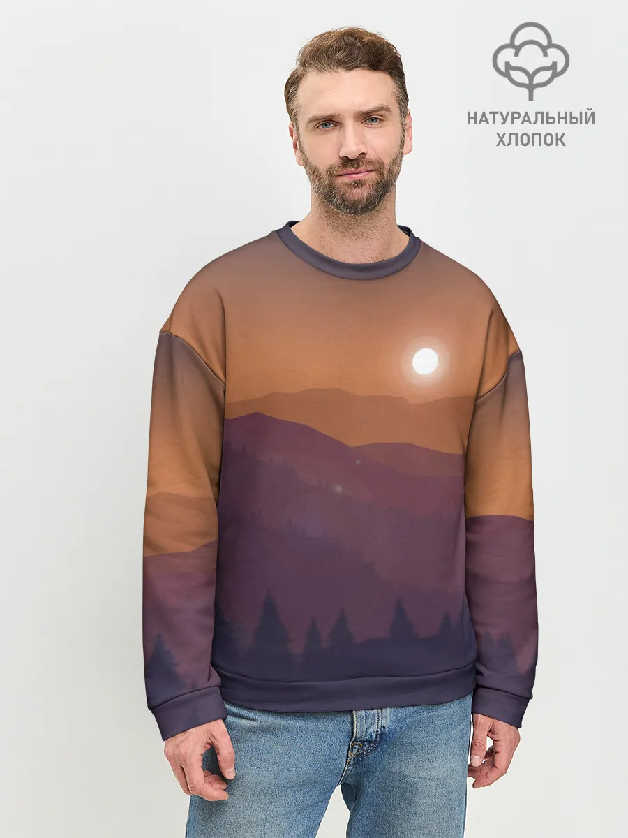 Мужской свитшот базовый / Горы