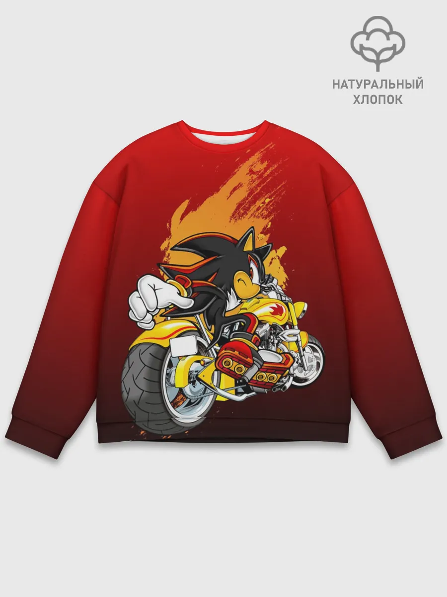 Мужской свитшот базовый / Ёж Шедоу