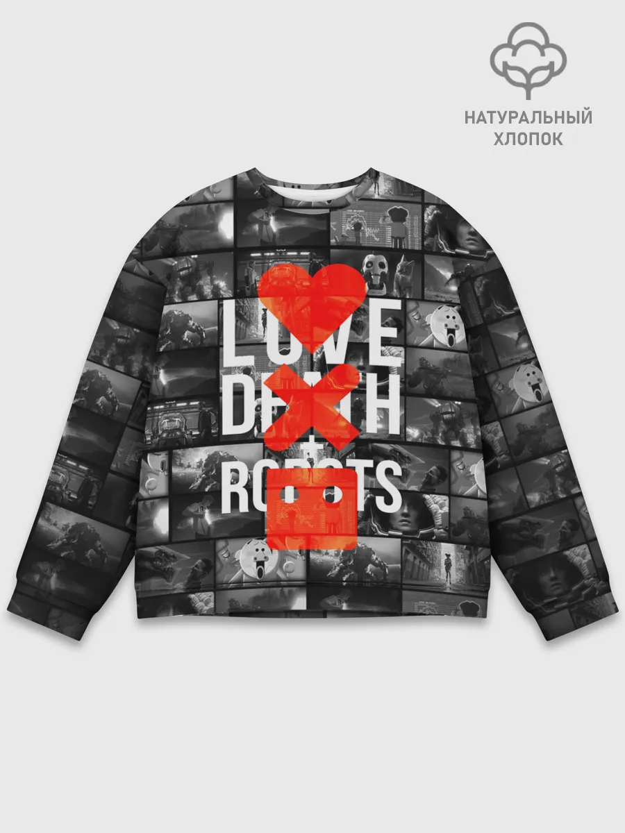 Мужской свитшот базовый / LOVE DEATH ROBOTS
