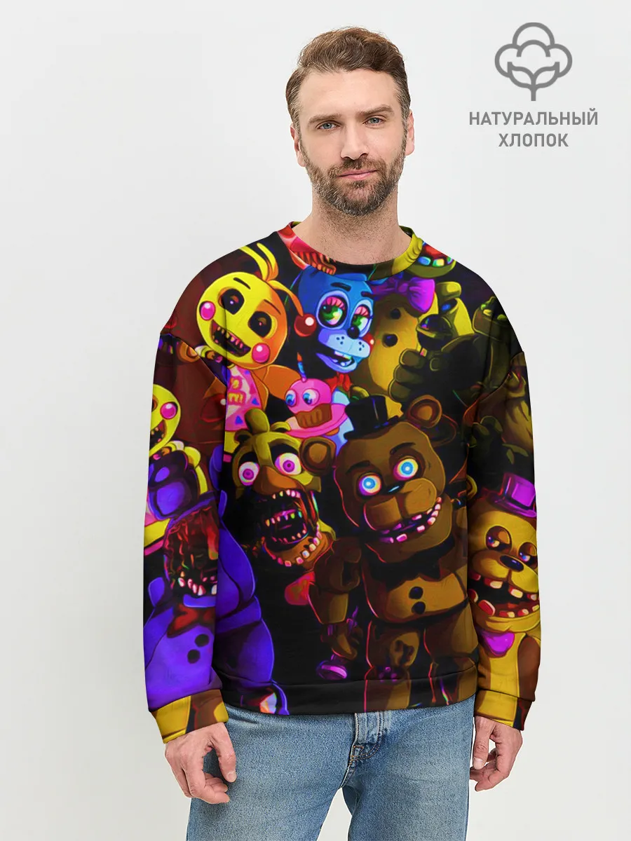 Мужской свитшот базовый / Five Nights At Freddys