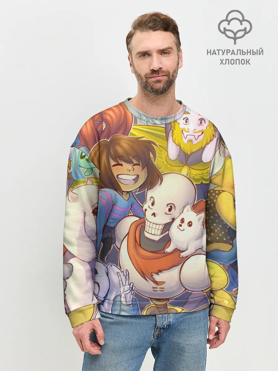 Мужской свитшот базовый / UNDERTALE