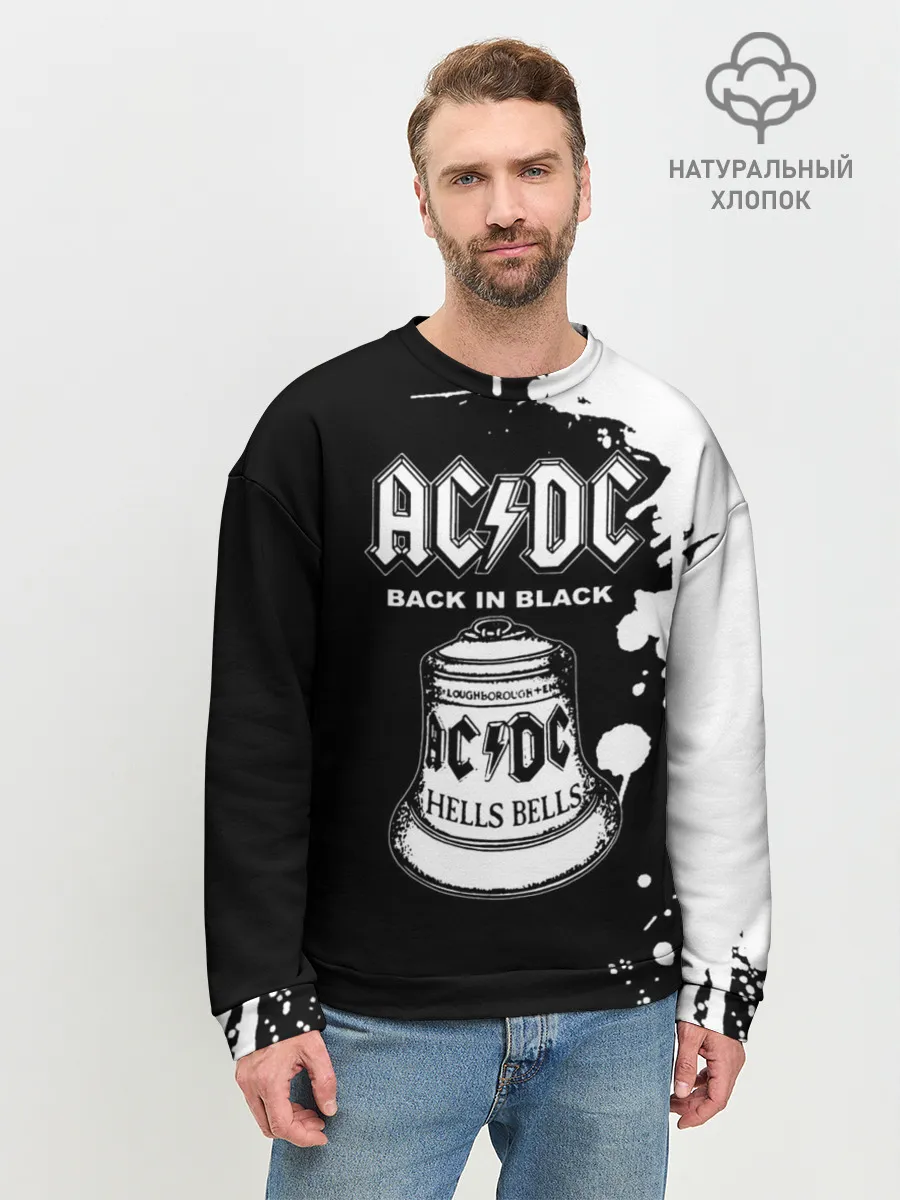 Мужской свитшот базовый / AC/DC Back in Black