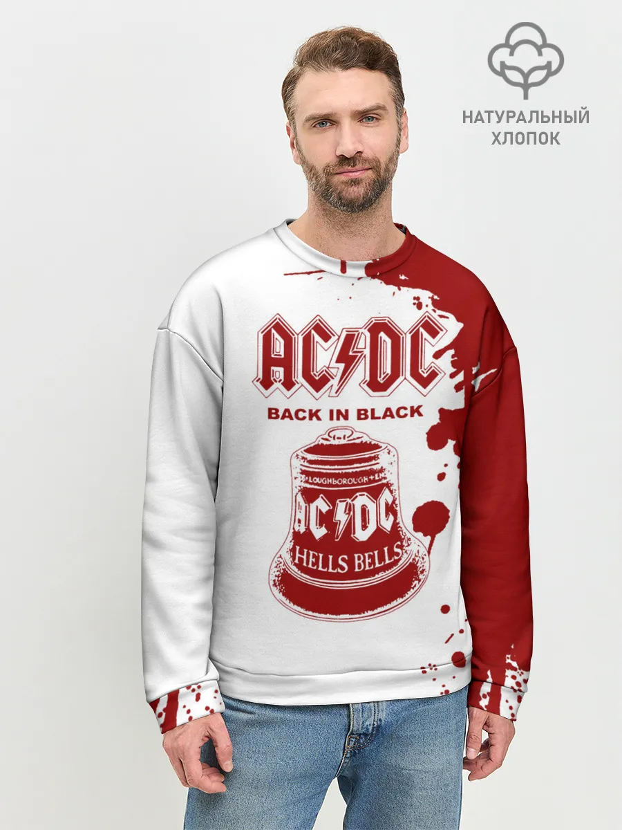 Мужской свитшот базовый / AC/DC Back in Black