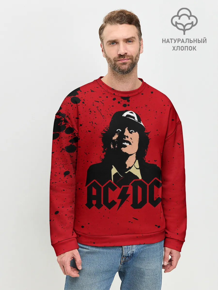 Мужской свитшот базовый / AC/DC