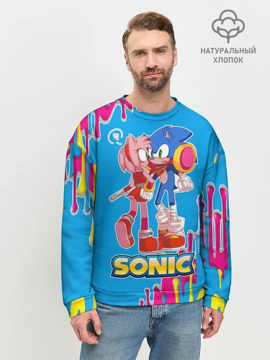 Мужской свитшот базовый / Sonic
