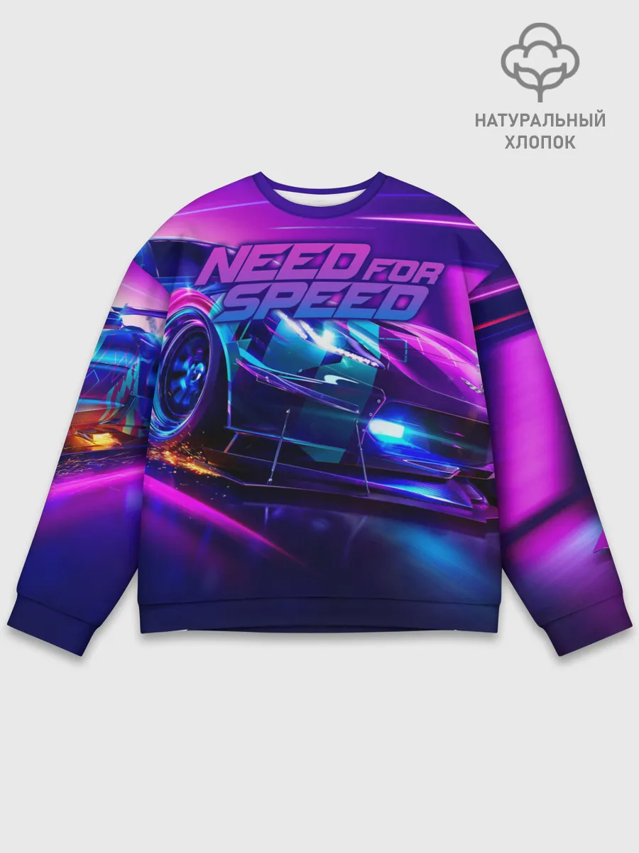 Мужской свитшот базовый / Need for Speed