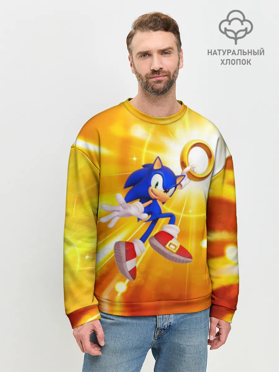 Мужской свитшот базовый / Sonic