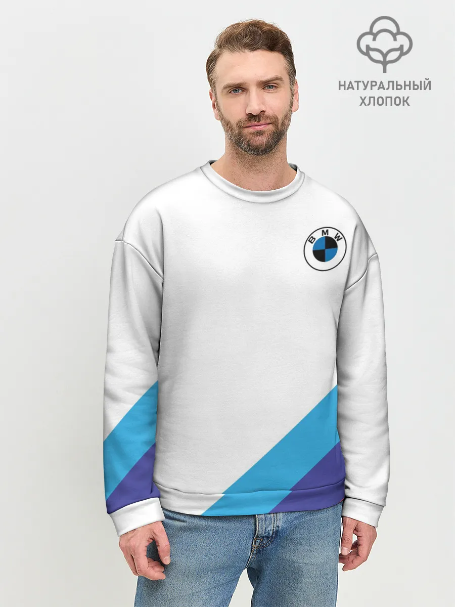 Мужской свитшот базовый / BMW NEW LOGO