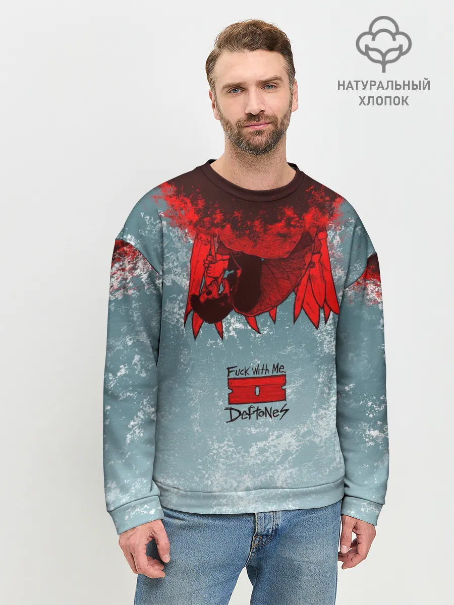 Мужской свитшот базовый / Deftones F*ck with me