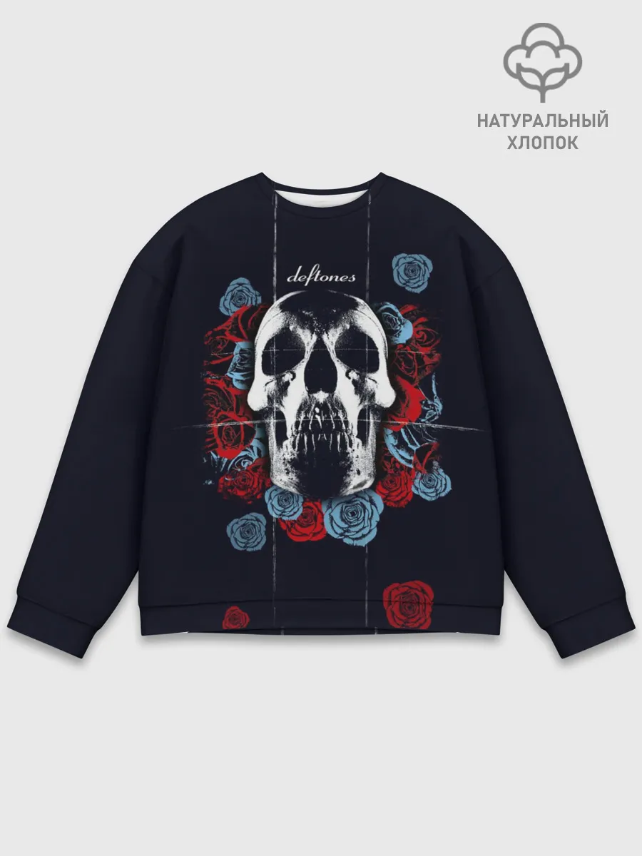 Мужской свитшот базовый / Deftones Rose