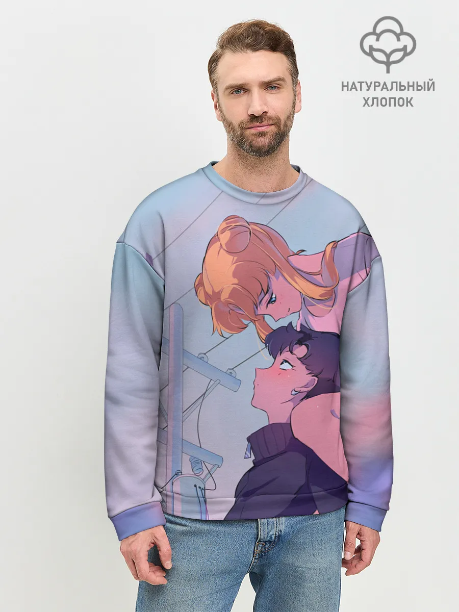 Мужской свитшот базовый / SAILOR MOON