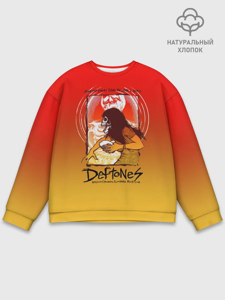 Мужской свитшот базовый / Deftones Poster