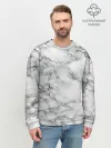 Мужской свитшот базовый / Мрамор