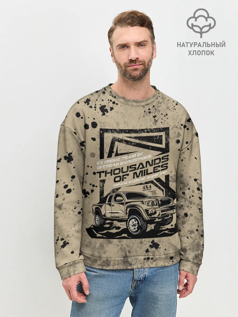 Мужской свитшот базовый / OffRoad Team | Внедорожник