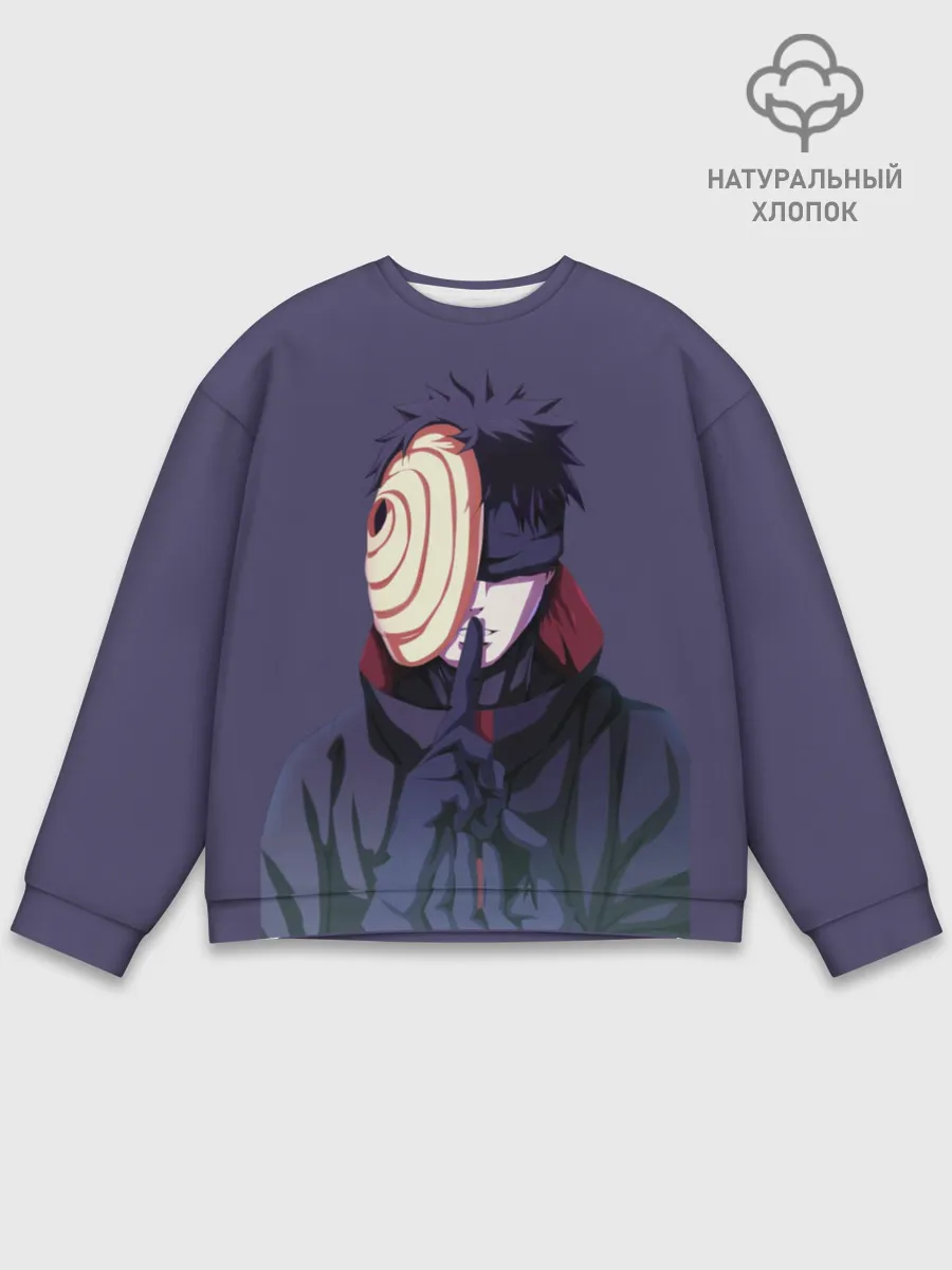 Мужской свитшот базовый / Обито Учиха