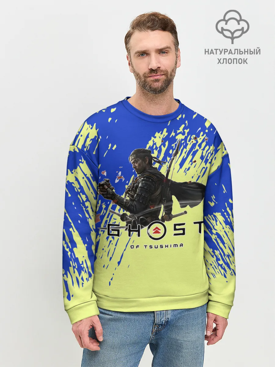 Мужской свитшот базовый / Ghost of Tsushima