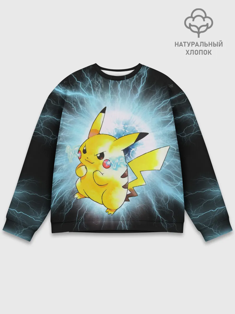 Мужской свитшот базовый / PikaPika