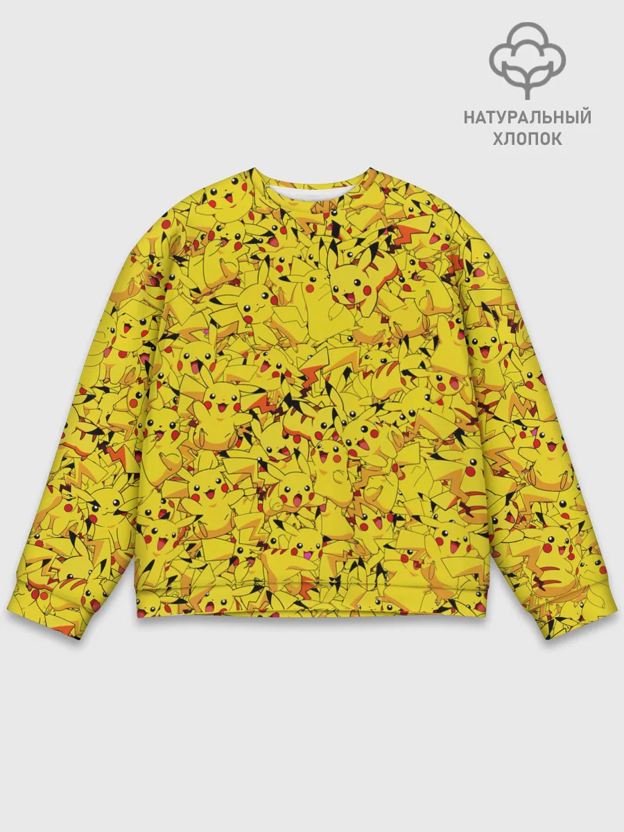 Мужской свитшот базовый / Пикачу