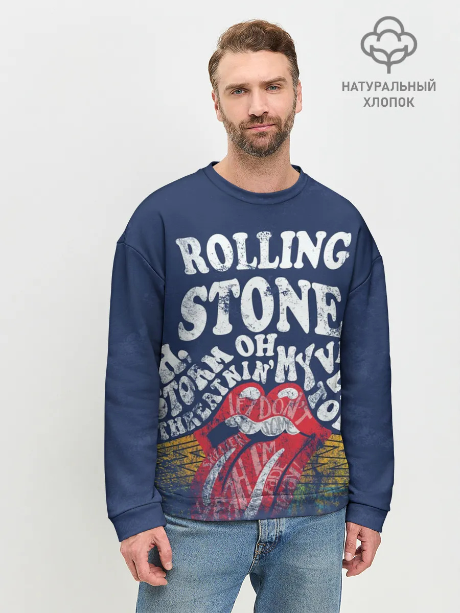 Мужской свитшот базовый / Rolling Stone