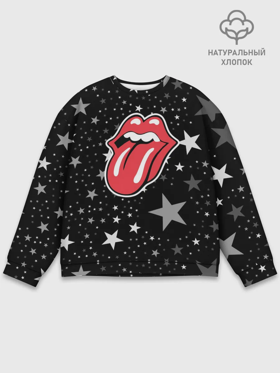 Мужской свитшот базовый / rolling stones star