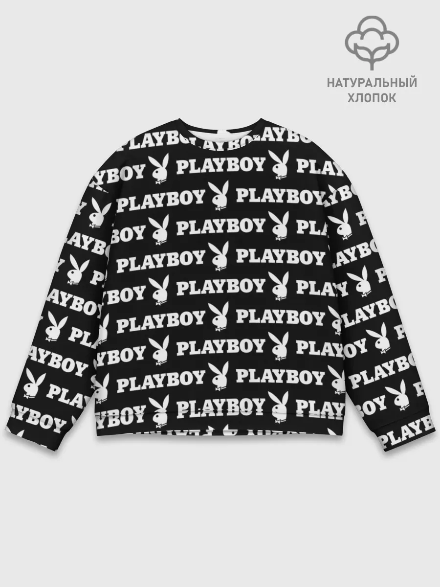 Мужской свитшот базовый / PLAYBOY PATTERN | ПЛЕЙБОЙ ПАТТЕРН