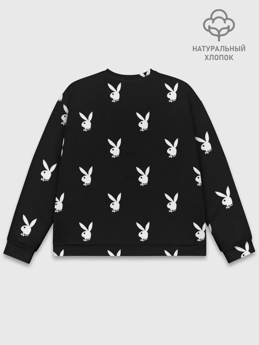 Мужской свитшот базовый / ПЛЕЙБОЙ ПАТТЕРН | PLAYBOY PATTERN