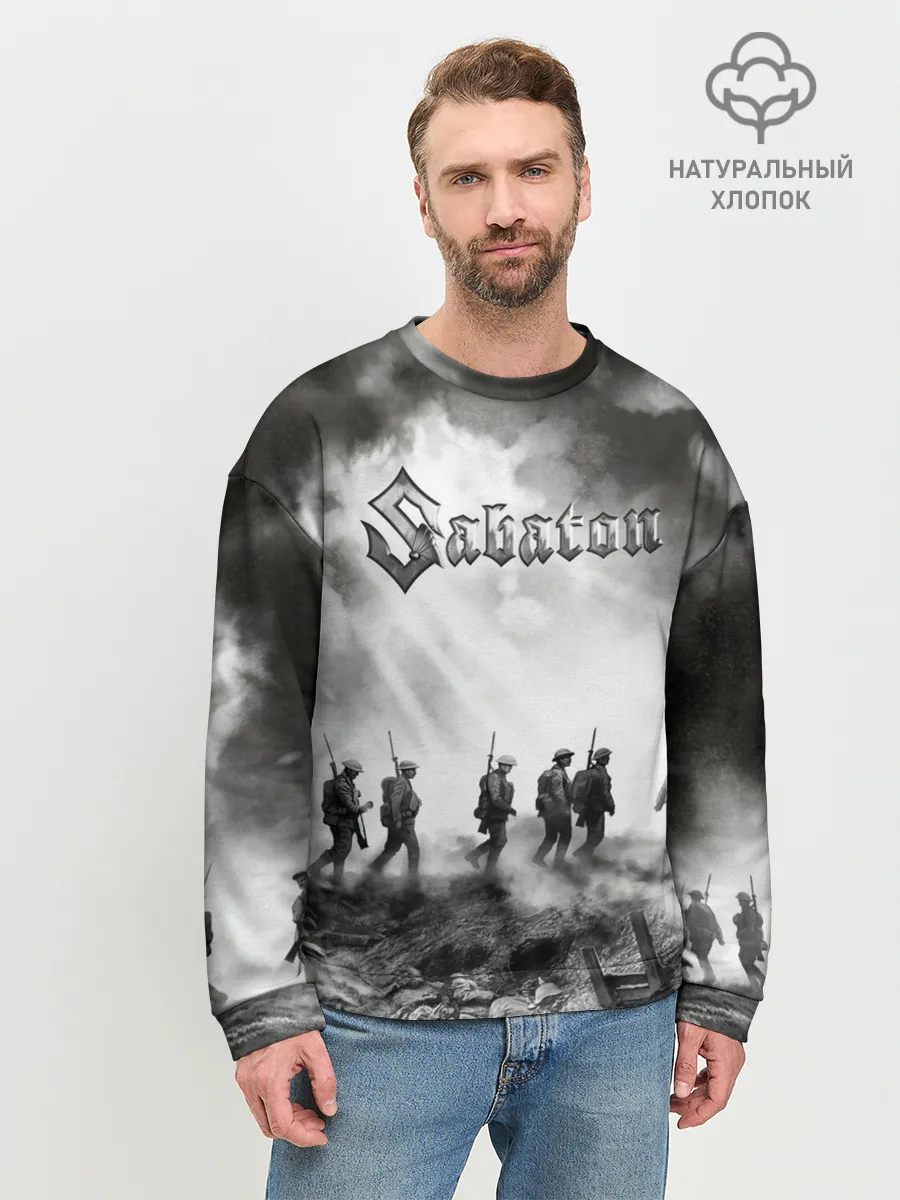 Мужской свитшот базовый / Sabaton