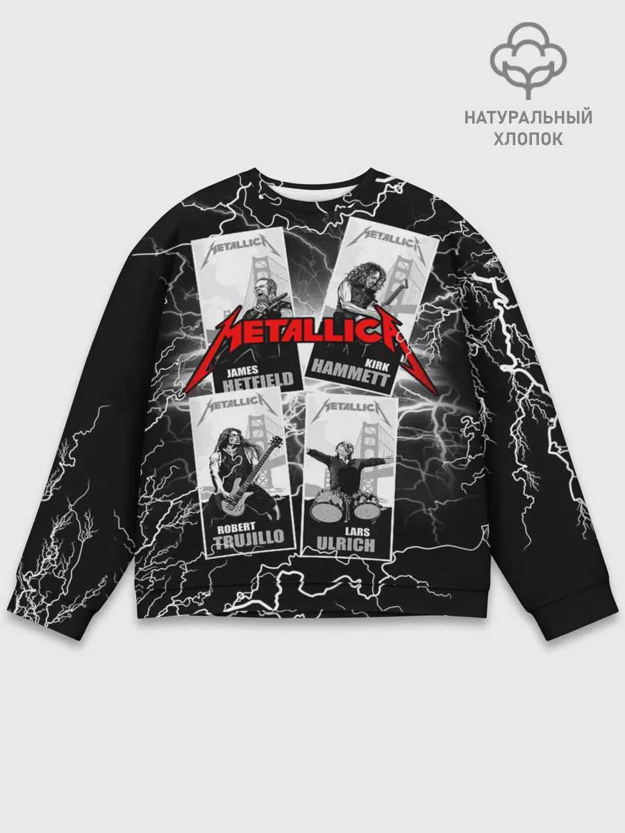 Мужской свитшот базовый / Metallica