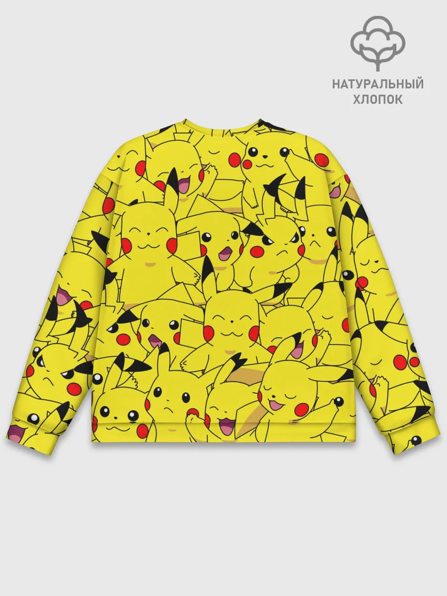 Мужской свитшот базовый / ПИКАЧУ