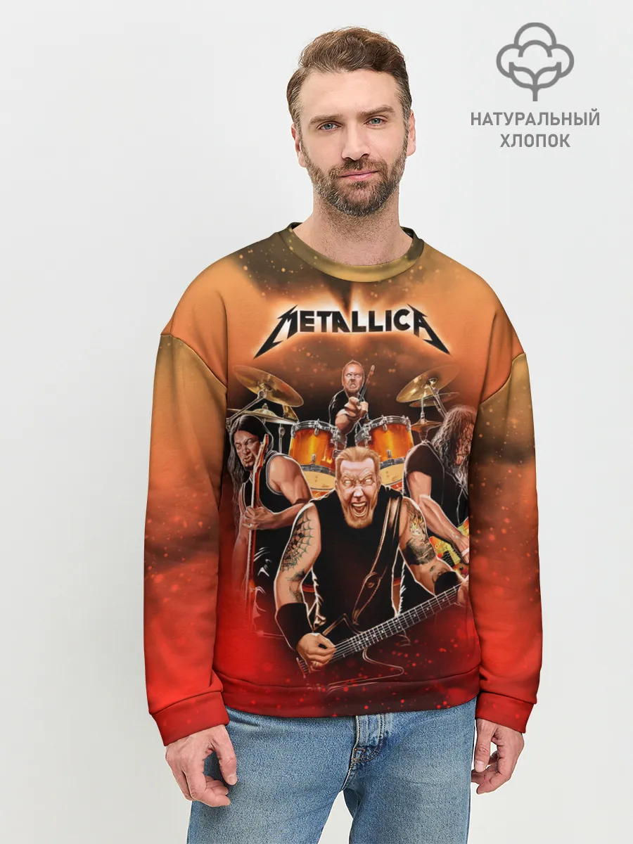 Мужской свитшот базовый / Metallica