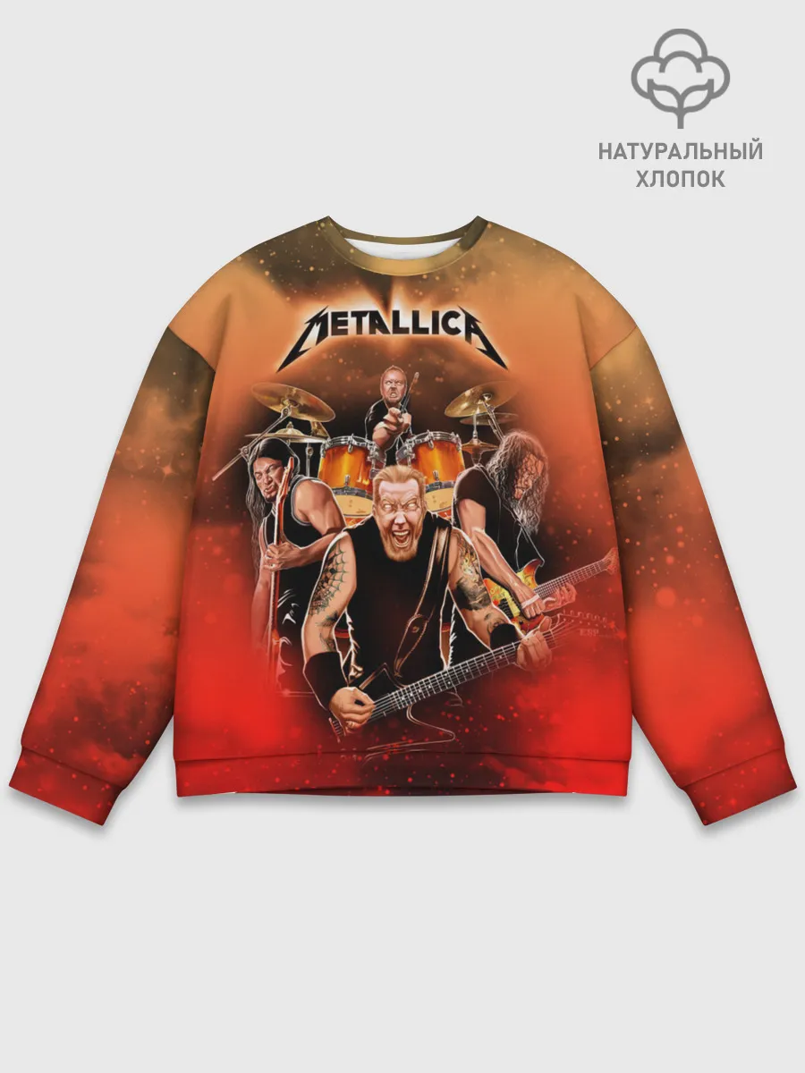 Мужской свитшот базовый / Metallica