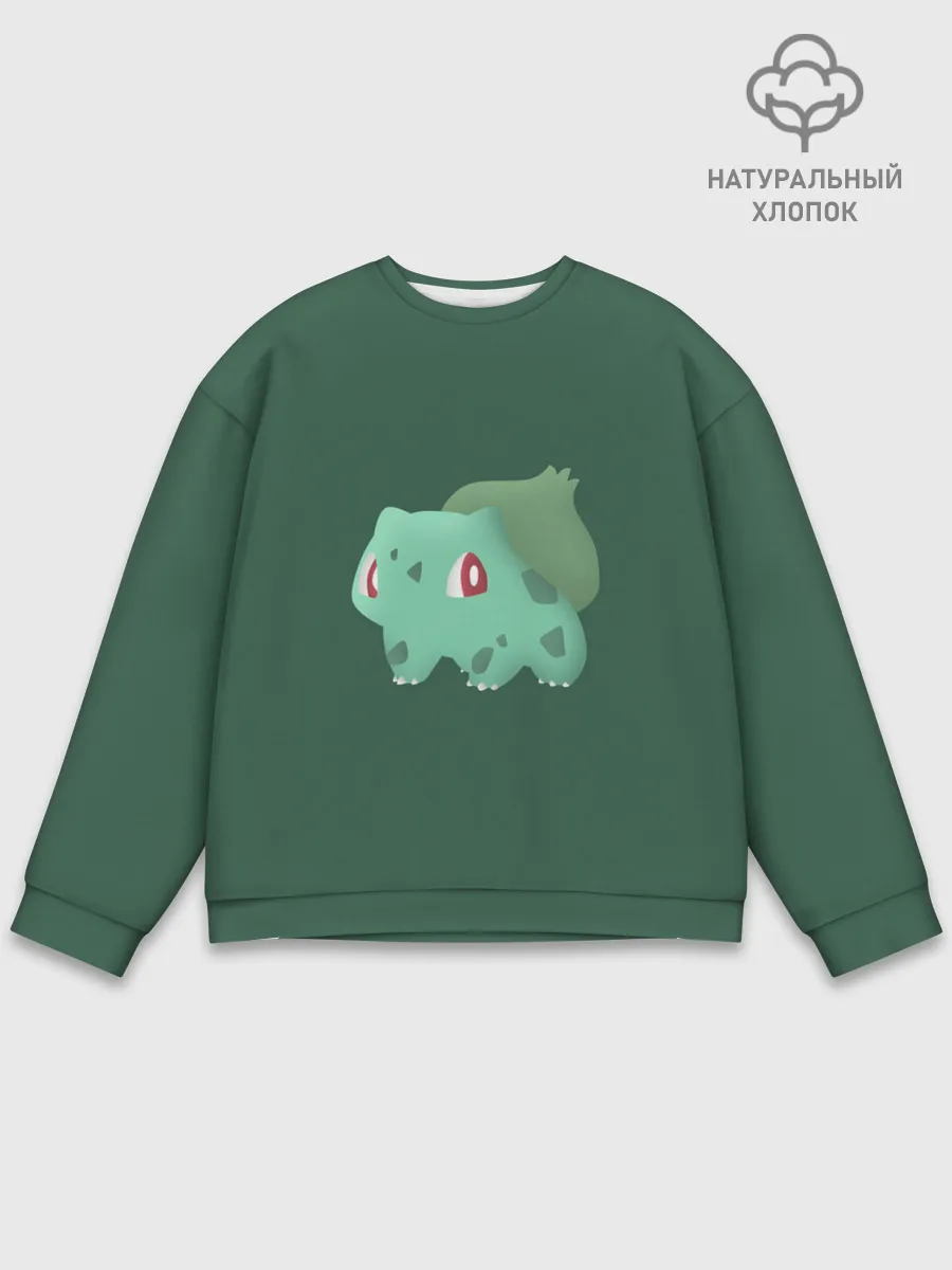 Мужской свитшот базовый / Pokemon Bulbasaur
