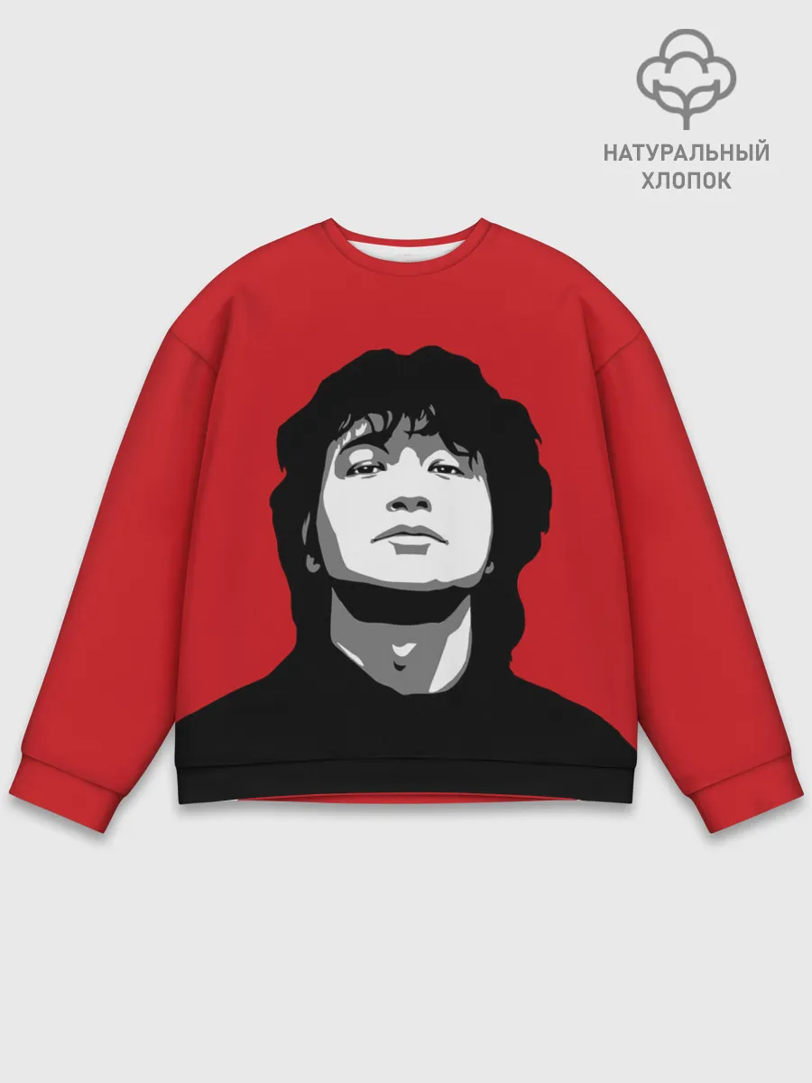 Мужской свитшот базовый / Виктор Цой