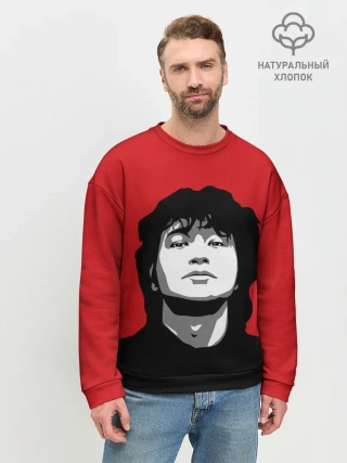 Мужской свитшот базовый / Виктор Цой