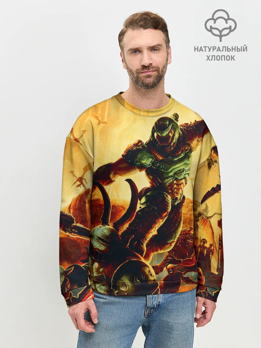 Мужской свитшот базовый / Doom Eternal