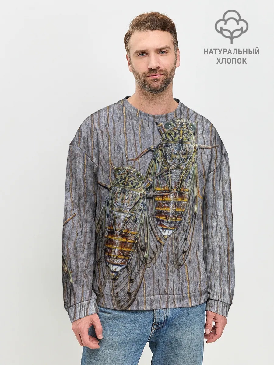 Мужской свитшот базовый / Цикады
