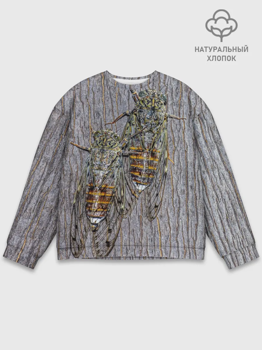 Мужской свитшот базовый / Цикады