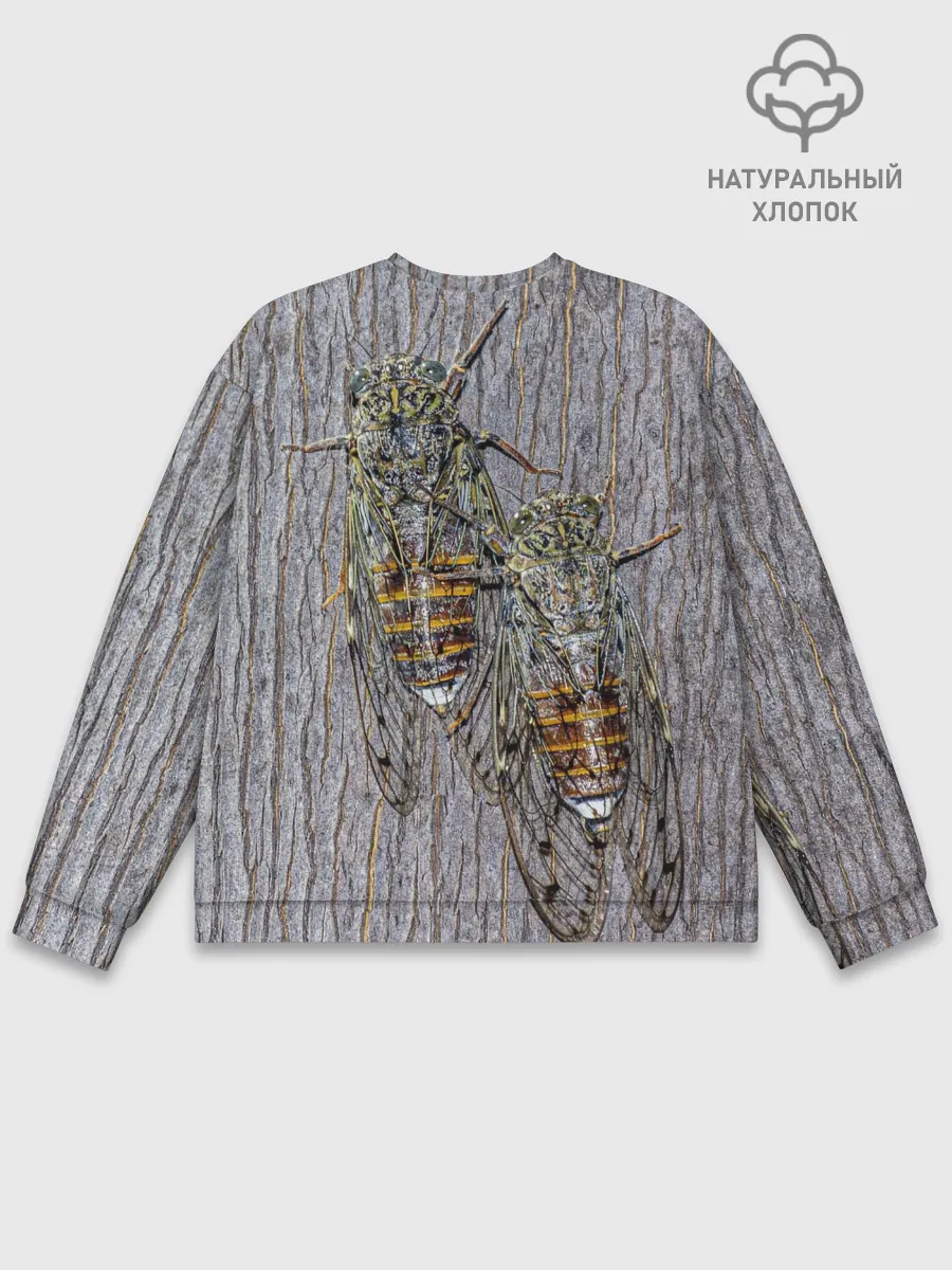 Мужской свитшот базовый / Цикады